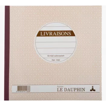 Le Dauphin Manifold Livraisons, 210 x 210 mm, tripli (1163D) - 1 gabals (1163D)
