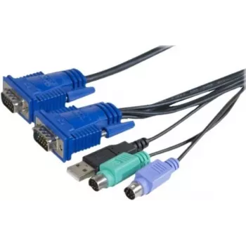 EXERTIS CONNECT KVM kombinētais kabelis USB, PS/2, 1,8 m (66302)