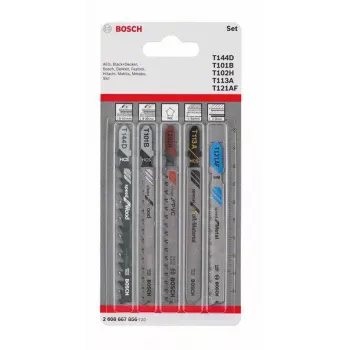 Bosch Accessories 2608667856 Allrounder finierzāģa asmeņu komplekts, 5 gab.