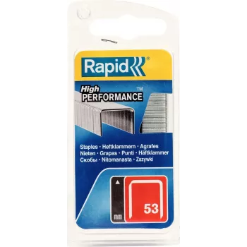 RAPID TOOLS Type 53 smalkās stieples skavas 6 mm cinkots tērauds, 1250 iepakojums 40109502
