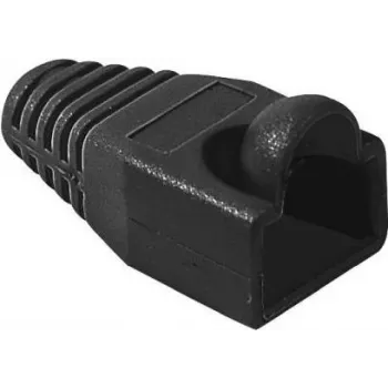 EXERTIS CONNECT RJ45 deformācijas atslogotājs apaļam kabelim, melns, 10 gab. 253166