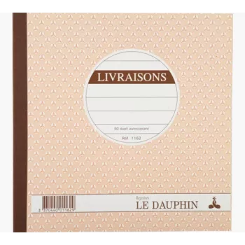 Le Dauphin daudzkāršās piegādes pavadzīmes, 210 x 210 mm, divkāršs (1162D) - 1 grāmata