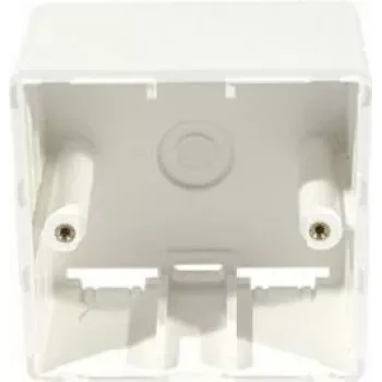 EXERTIS CONNECT Virsmas montāžas kārba RJ45 Keystone moduļiem, 2 portu, tīri balta (272020)