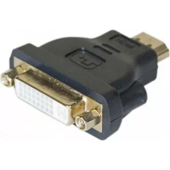 EXERTIS CONNECT HDMI uz DVI-I adapteris, HDMI vīrišķais uz DVI-I 24+5 sievišķais, melns 127951