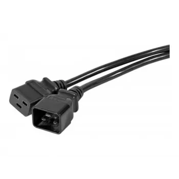 EXERTIS CONNECT strāvas pagarinātāja kabelis C20 uz C19 2m melns 808002