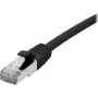 Exertis Connect CAT 6 F/UTP komutācijas kabelis, RJ-45 uz RJ-45, 2 m, melns, bez halogēniem, ar aizsargātu fiksatoru 850875