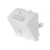 Dexlan priekšējā paneļa ieliktnis 45 x 45 mm 1 Keystone modulim, 30°, signālbalts RAL 9003 (911712)