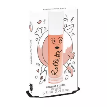 Nailmatic Kids roll-on lūpu spīdums persiku 6.5ml - mitrinošs vegāns bērnu lūpu spīdums ar aprikožu eļļu un E vitamīnu