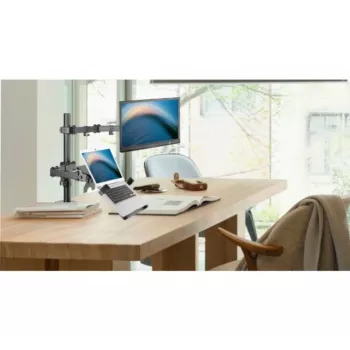 EXERTIS CONNECT galda stiprinājuma komplekts monitoram un portatīvajam datoram, 13-32 collas, tērauds, staba skava/caurums, šarnīrveida rokas, VESA 75/100 915170