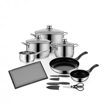 WMF Diadem Plus 10 daļu katlu komplekts, sudraba 3201001275