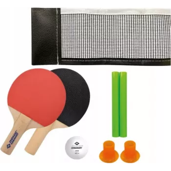DONIC SCHILDKRÖT mini galda tenisa komplekts - 2 FSC raketes (140 x 90 mm), bumbiņa, tīkls 788460