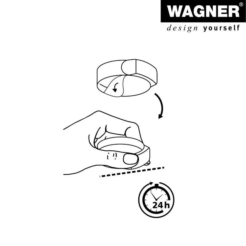 Wagner design yourself EH 5105 CLEAR grīdas durvju atdure, plastmasa, caurspīdīga (15510511)