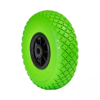 Wagner design yourself Ķerras ritenis masīvās gumijas RO 8262 zaļš 260 mm 4826201