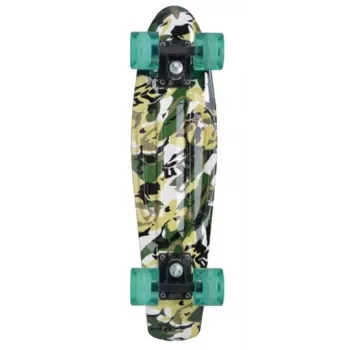 SCHILDKROT Retro skrituļdēlis Free Spirit Camouflage polipropilēns (PP), pastiprināts dēlis 560 x 140 mm, 1 gabals (510781)