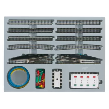 Märklin 08191 Z mēroga paplašināšanas komplekts E ar elektriskajiem pārmijas mehānismiem