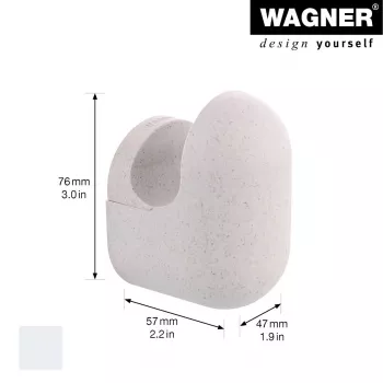 Wagner design yourself PILL mēteļu āķis pelēks 1 āķis 17041421