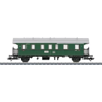 Märklin 4313 H0 ātrvilciena vagons Büm 234 2. klase DB IV ēra okeāna zils/ bēšs