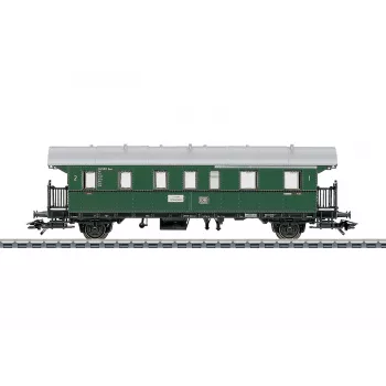 Märklin 4313 H0 ātrvilciena vagons Büm 234 2. klase DB IV ēra okeāna zils/ bēšs