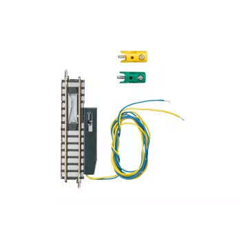 Märklin Z mēroga taisna atsaistes sliede 8587 - 110 mm, melna