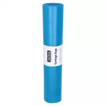 DEISS izturīgi atkritumu maisi STANDARD 120L zili 6µm (25 gab.) 20067