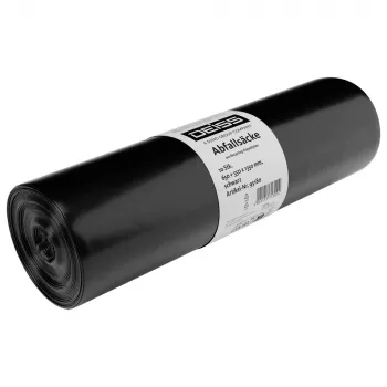 DEISS 95180 atkritumu maisi, 60µm, melni, 10 gabali