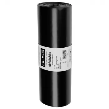 DEISS 95180 atkritumu maisi, 60µm, melni, 10 gabali
