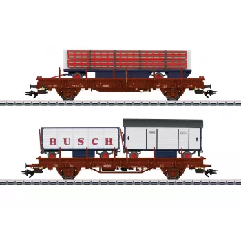 Märklin 45042 H0 2 vagonu komplekts kravas vagoni Zirkus Busch no DR