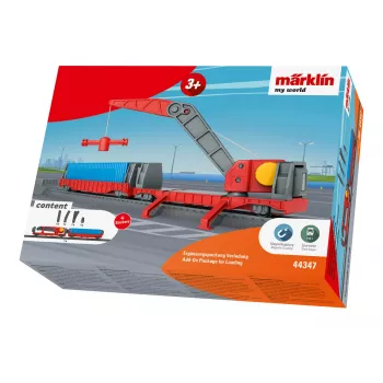 Märklin World 44347 H0 papildu komplekts iekraušanai ar celtņa vagonu