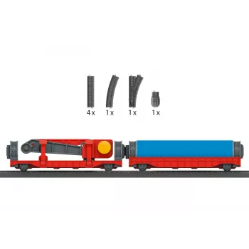 Märklin World 44347 H0 papildu komplekts iekraušanai ar celtņa vagonu