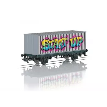 Märklin 44831 H0 segtais kravas vagons, Märklin Magazin ikgadējais vagons 2001, V ēra, AC, Relex sakabes