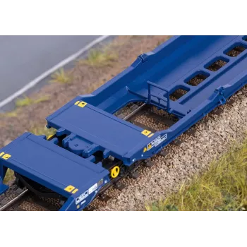 Märklin 47474 Sdggmrss divkāršā kabatas vagona H0 mērogs 1:87 kobalta zils 393 mm