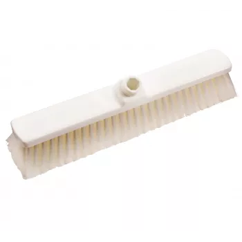 Haug Bürsten 88820 slotas galva, balta plastmasa, 40 cm plata, vītņu savienojums