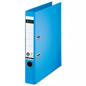 LEITZ 180° sviras arhivēšanas mape A4 50 mm gaiši zila kartona (1008-00-30)