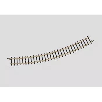 Märklin 8531 Z mēroga izliektais sliežu posms R1 145 mm rādiuss 15°