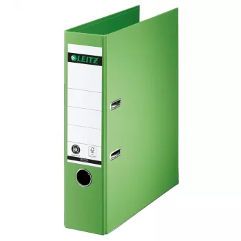 LEITZ 180° sviras arhivēšanas mape A4 80 mm gaiši zaļš kartons 1007-00-50