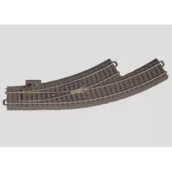 Märklin 24671 H0 C-Track izliekts sliežu posms R6 30°