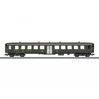 Märklin 043383 H0 vieglsvara tērauda pasažieru vagons 2. klase SBB