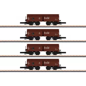 Märklin 082710 Z mēroga pašizkrāvējvagona komplekts Deutsche Bundesbahn IV ēra