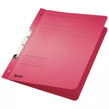 LEITZ iespraudumu failu stiprinājums DIN A4 manilas kartons sarkans 250 g/m² 170 loksnes 80 mm mehānisms 50 gabali 3746-00-25