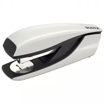 LEITZ Nexxt 5522 skavotājs, 40 lokšņu ietilpība, pelēks, 70 mm kakliņa dziļums, 24/6, 24/8, 26/6 skavām 5522-00-85