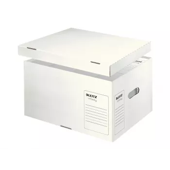 Leitz 61040000 Infinity arhīva konteiners, balts, 10 gab., A4/Folio, krāvējams, pārstrādāts kartons