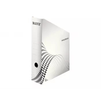 LEITZ easyboxx Žurnālu turētājs A4 Balts 100% Pārstrādāts Gofrēts Kartons Automātiska Montāža - 25 gab. Iepakojums (6140-00-00)