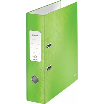 Leitz 180° WOW A4 sviras arhivēšanas mape ar apaļiem gredzeniem, kartona, zaļa, 600 lapas, 80 g/m² (10050054)
