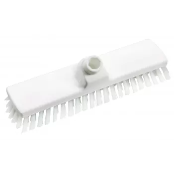 Haug Bürsten 8770 skrubja sukas galva, balts PP korpuss, PBT sari, 300 mm plata