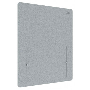 LEITZ Cosy galda nodalīšanas ekrāns 61220085, gaiši pelēks, 60 x 70 cm, PET filcs