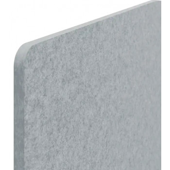 LEITZ Cosy galda nodalīšanas ekrāns 61220085, gaiši pelēks, 60 x 70 cm, PET filcs