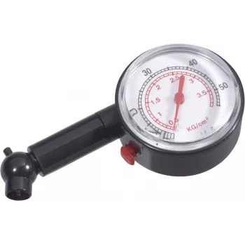 Brüder Mannesmann 054T pildspalvas formas riepu spiediena mērītājs, 0,5-3,5 bar / 7-50 psi, analogs, metāla korpuss, kabatas klipsis