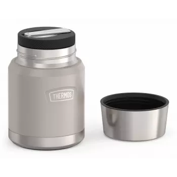THERMOS ICON termoss ēdienam bēšā krāsā 0,47 L izolēts nerūsējošā tērauda trauks ar salokāmu karoti 4120323047