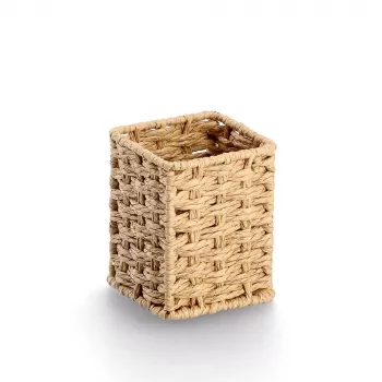 Zeller pildspalvu turētājs papīra pinums dabīgs 8 x 8 x 10,7 cm (15210)