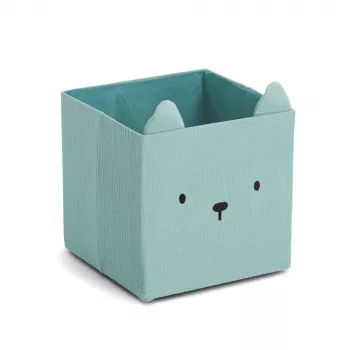 Zeller Bear uzglabāšanas kaste piparmētru 28 x 28 x 28 cm 14490